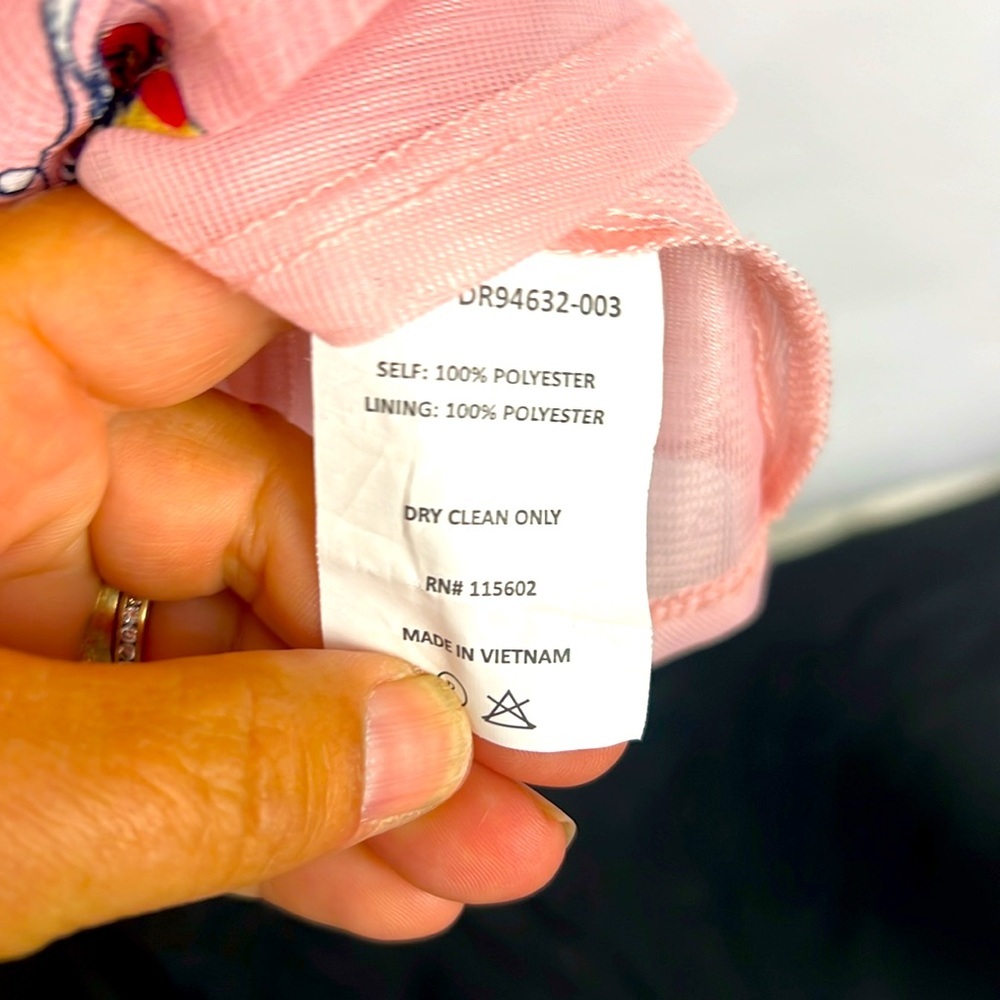 Lush Pink Asian inspired Floral Mini Dress - Picture 4 of 7